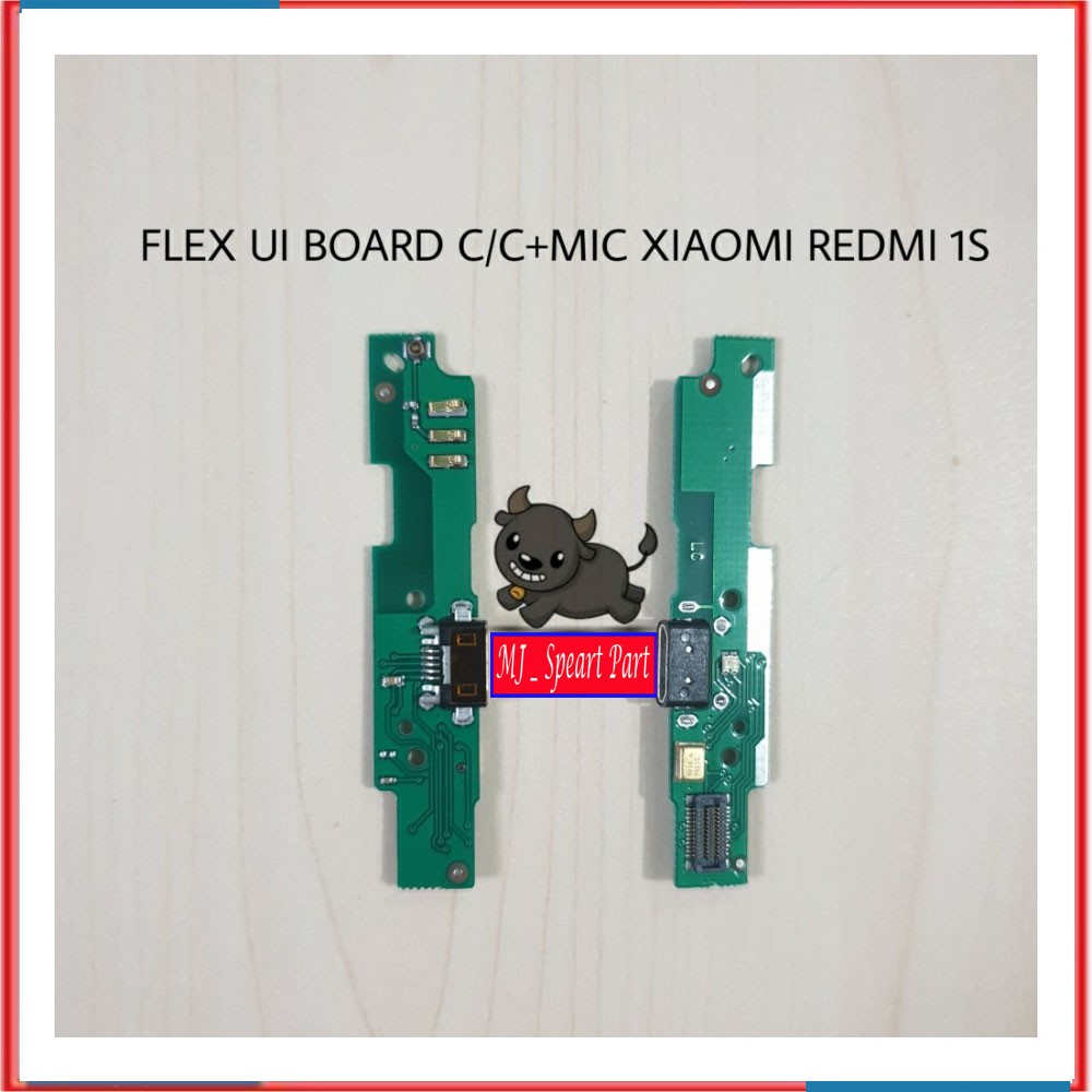 FLEXSIBEL UI BOARD PAPAN KONEKTOR CHARGE CAS+MIC XIAOMI REDMI 1S 1 S