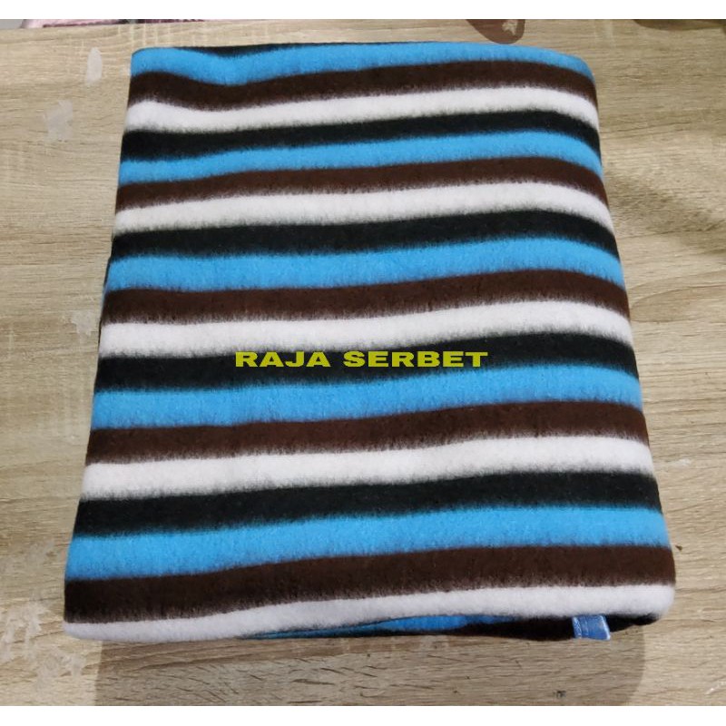 Selimut salur / Garis / Pelangi uk 155x 200 cm