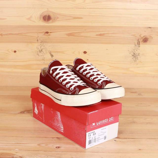 Ready Converse original 70s maroon low converse 70s low maroon ori made in vietnam terlaris BNIB