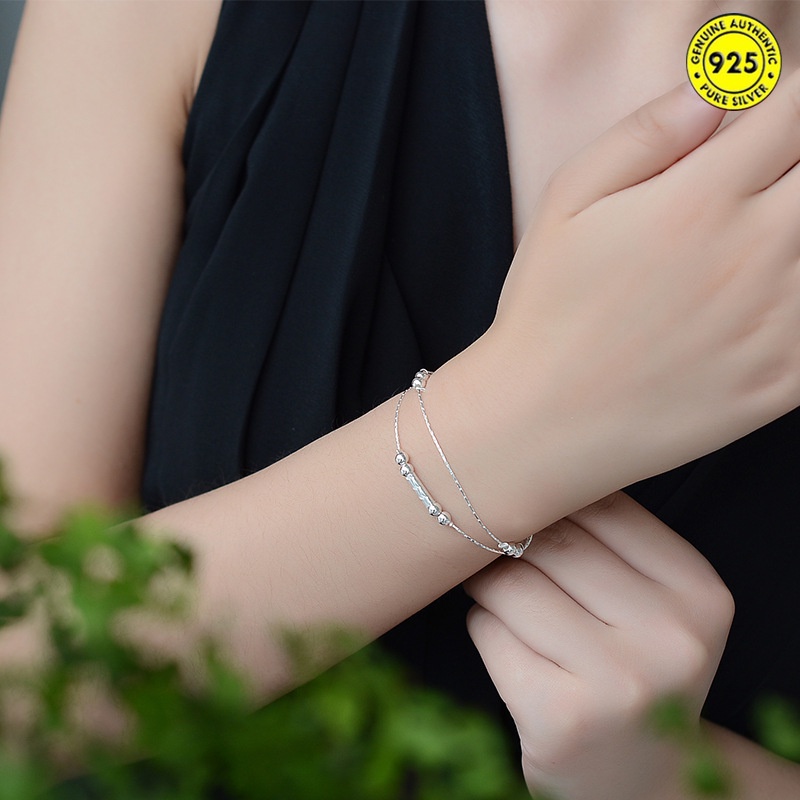 Gelang Bahan S925 Silver 40 Gaya Untuk Wanita