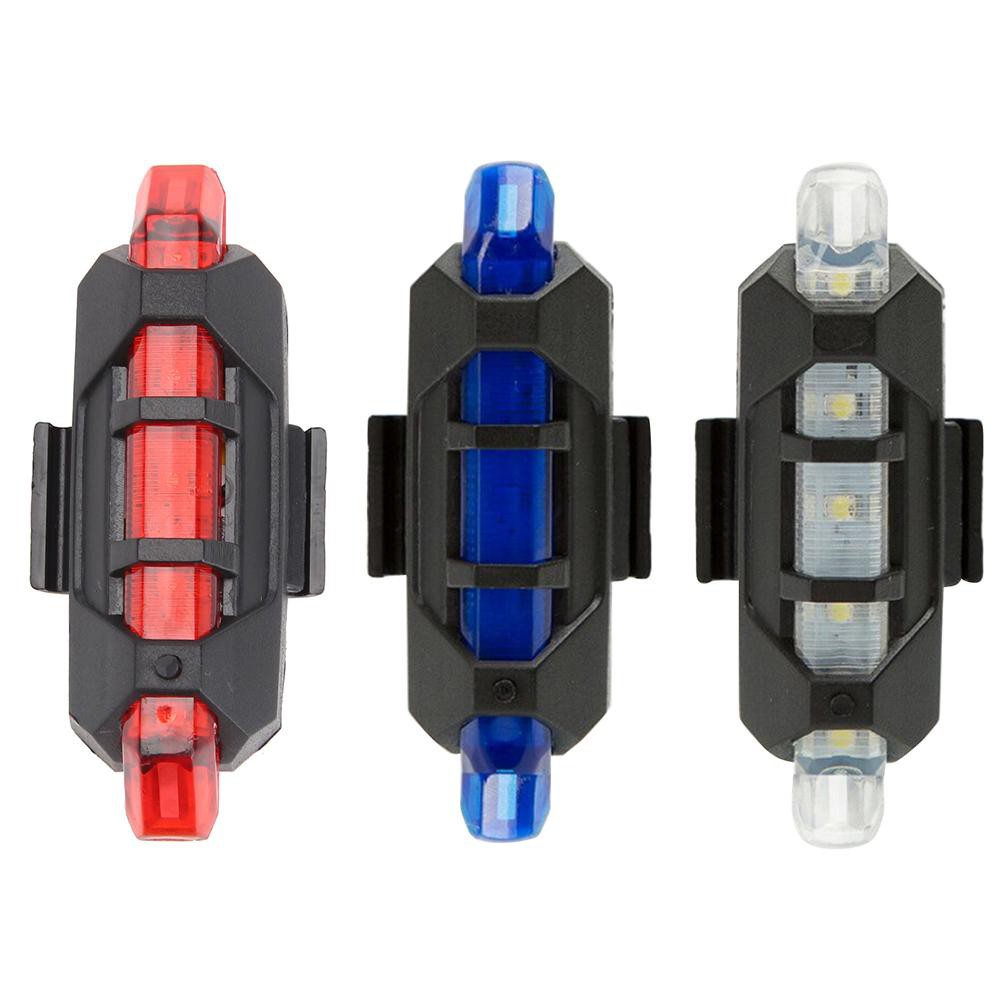 MOJITO USB Rechargeable LED Bicycle Taillight Waterproof Bike Rear Warning Lamp