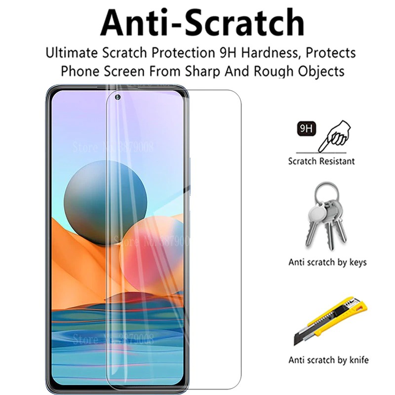 PROMO Tempered Glass XIAOMI REDMI NOTE 10s Anti Gores Kaca Full Layar FULL COVER Bening Premium