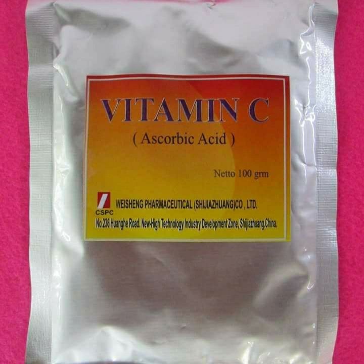 Boster VITAMIN C Vit C 100gr Ascorbic Acid  Ikan Booster Bandeng Lele Nila Patin