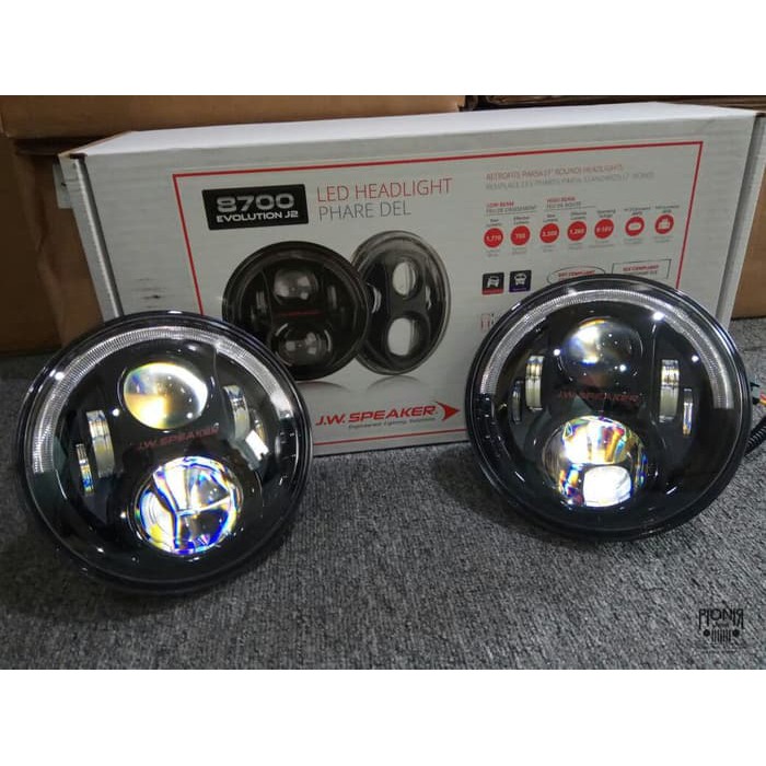 Headlamp JW Speaker LED J2 Black Series For Jeep JK Wrangler