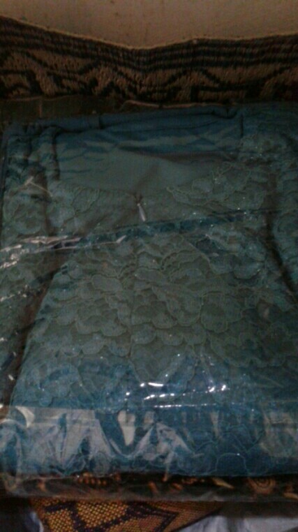 Zola_batik Couple Gamis Brokat Lengan Panjang Anami Couple