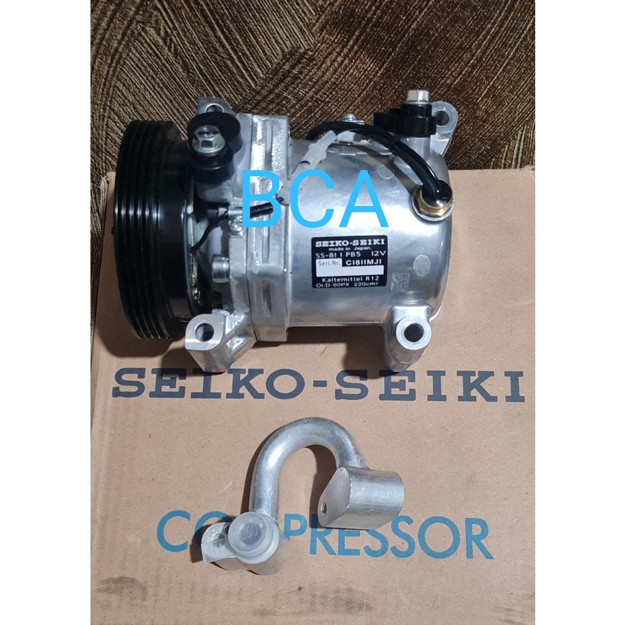 Kompresor Ac Mobil Suzuki SX4 XOver Assy lengkap PIPA KAKI 4
