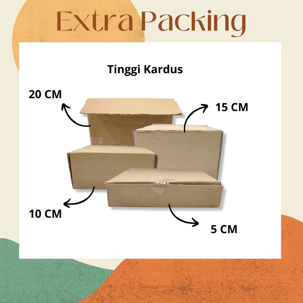 

Kardus Kotak Ekstra Packing Bentuk Kotak untuk tambahan packing SHABQ