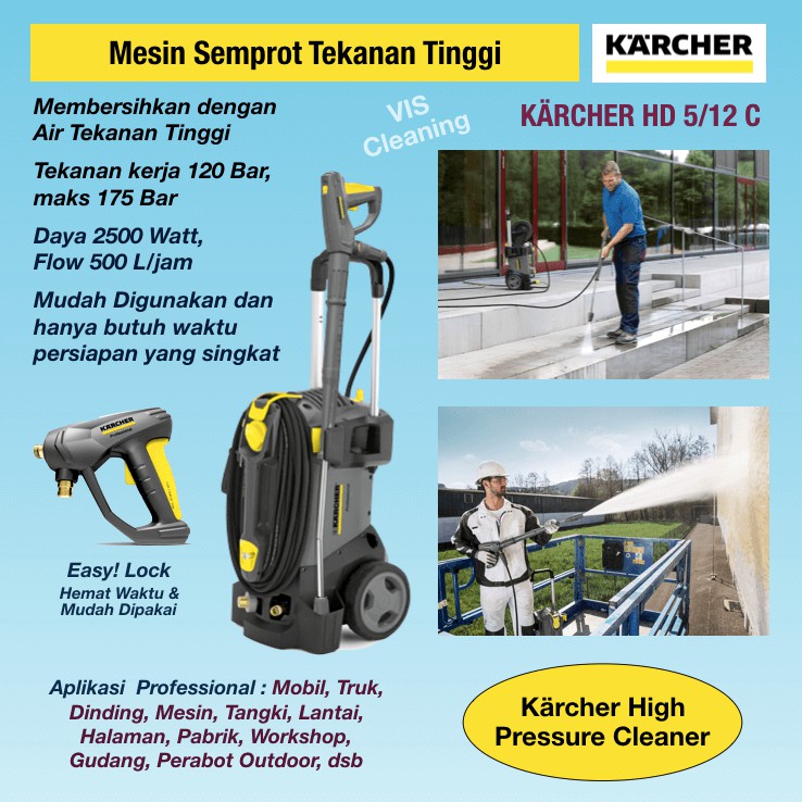 High Pressure Cleaner 120 Bar KARCHER HD 5/12 C