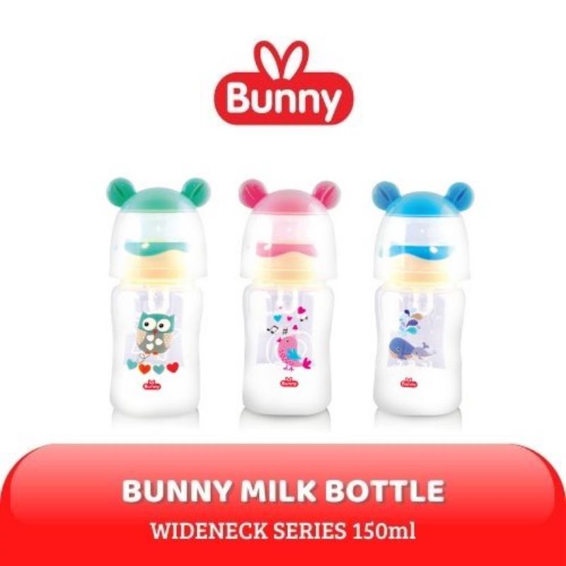 Botol Susu Bayi Lusty Bunny Wide Neck Karakter Kuping 150ml-275ml