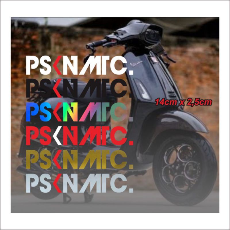 Cutting Stiker Pasukan Matic PSKNMTC Scoopy NMAX Aerox Beat Vario Vespa