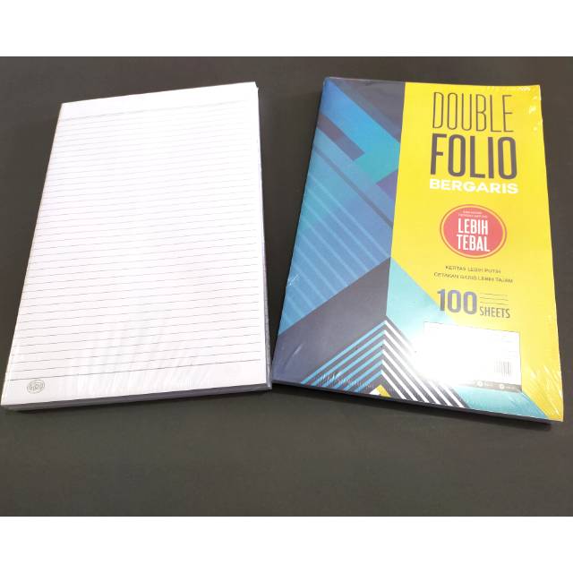 

KERTAS DOUBLE FOLIO MEREK SIDU isi 100 lembar
