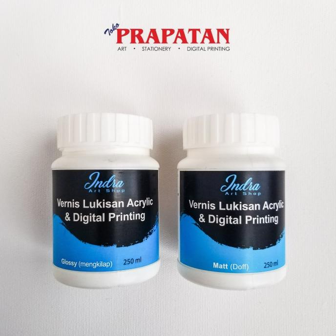 

Indra Art Varnish for Acrylic Paint 250 ml / Vernis lukis