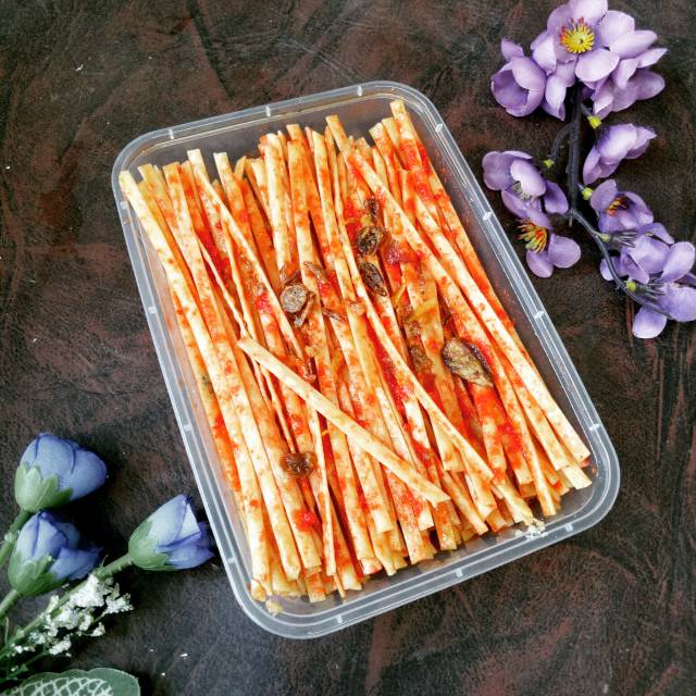 

Lidi pipih bumbu basah dan kering