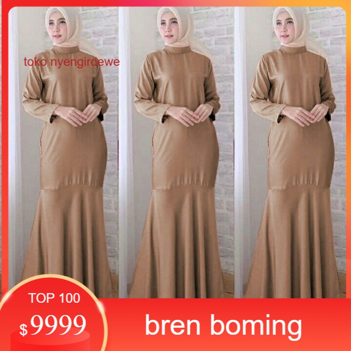 SALE . Maxy Dress Duyung VELVET , Baju Muslim