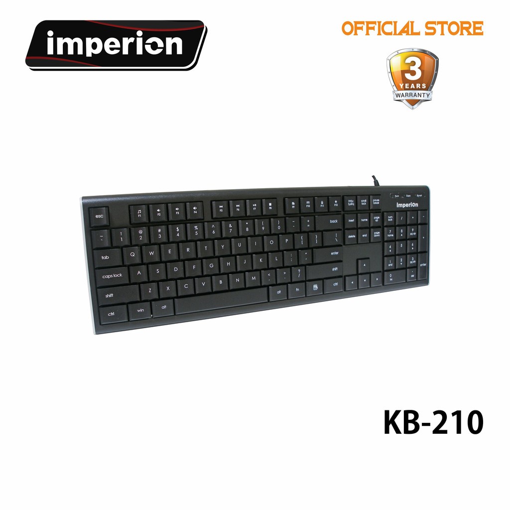 Imperion KB-210 USB Multimedia Keyboard Komputer - Keyboard PC