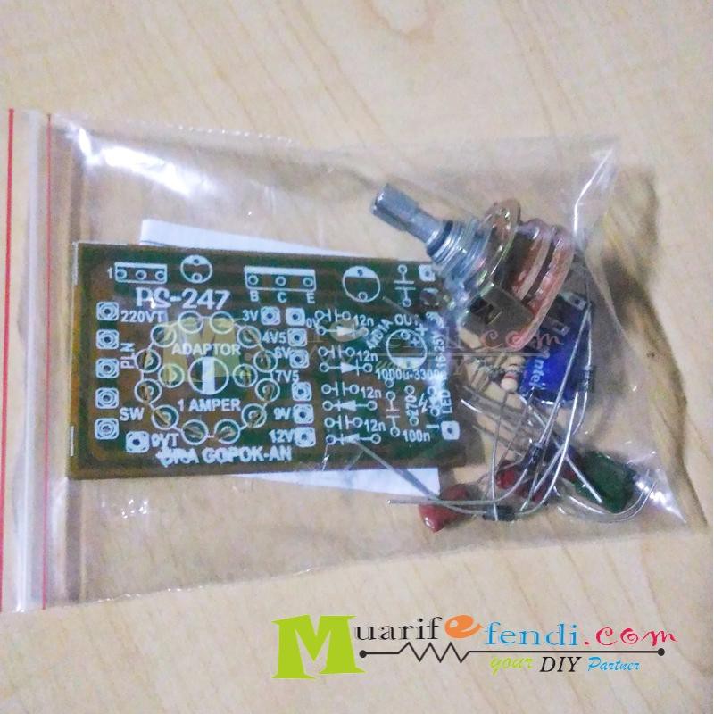 PAKET DIY Adaptor non ct plus dioda dan penguat arus output DC