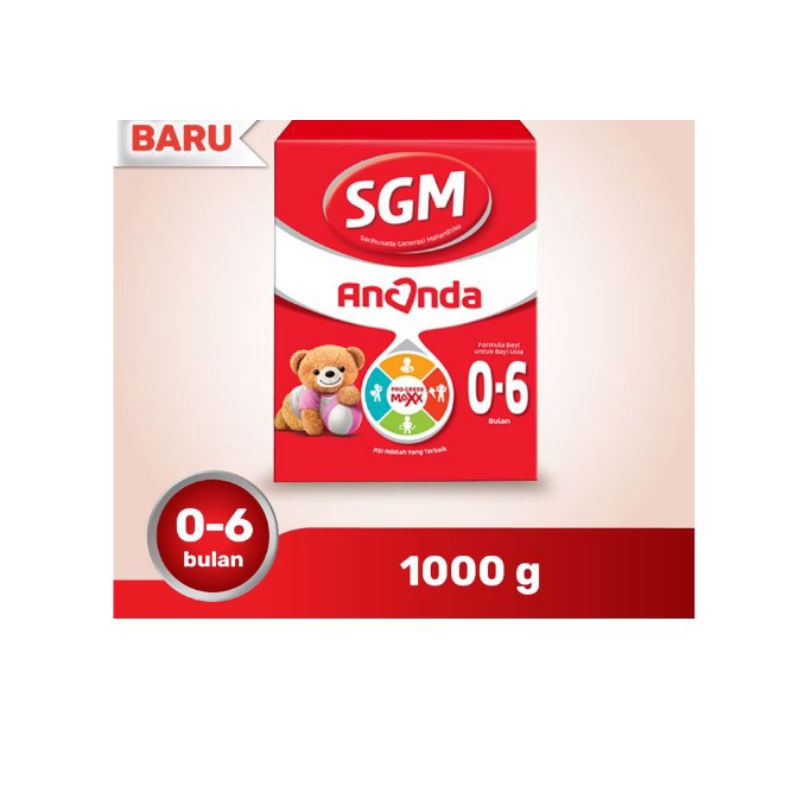 Sgm Ananda 0-6 bulan Susu Formula Bayi 1000Gr