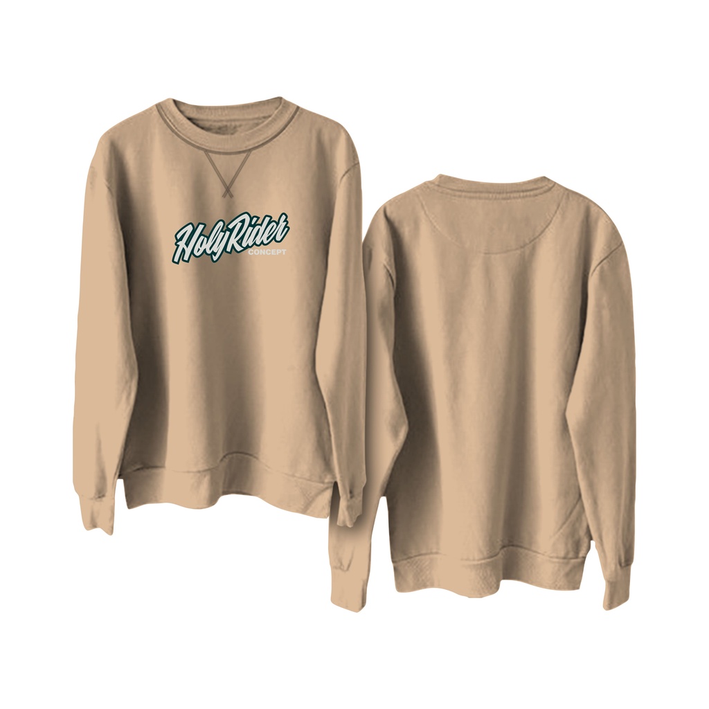 Holyrider Sweter Basic Concept || Crewneck sweatshirt sablon DTF II SIZE M - XXL ( Pria &amp; Wanita )