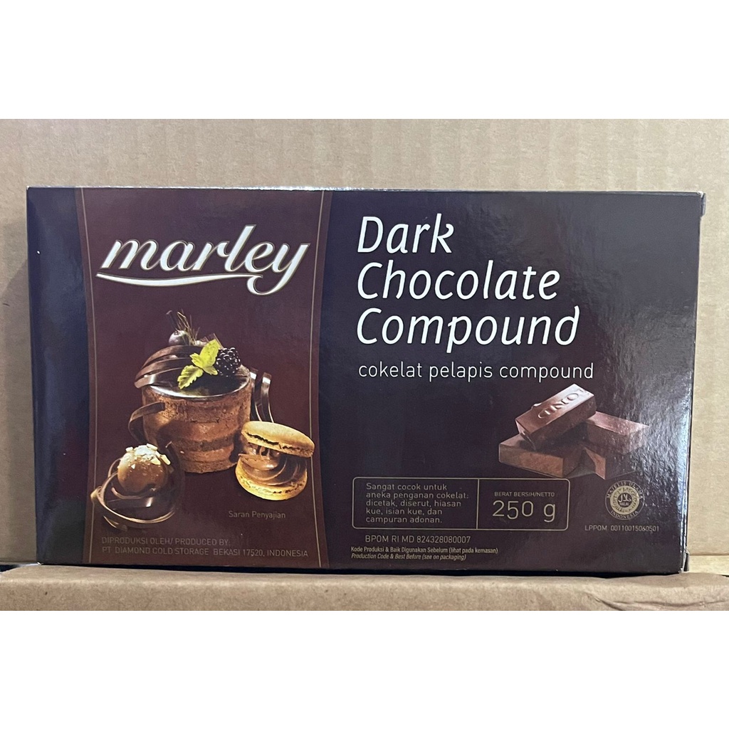 Marley Dark Chocolate Compound  - Dark 250gr