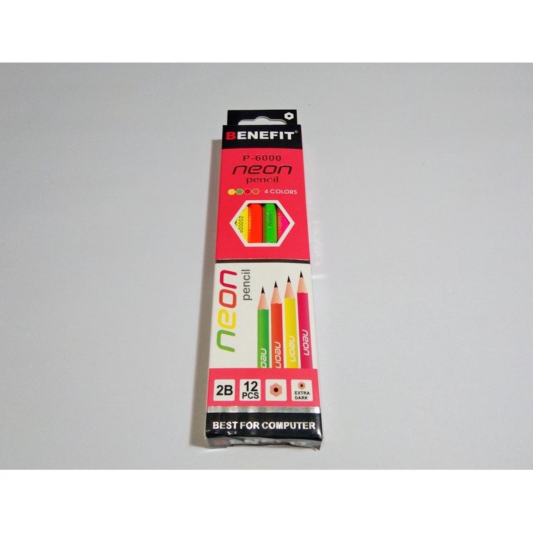 

Benefit Pencil 2B P-6000 Neon ( 1 Pack - 12 Pcs )