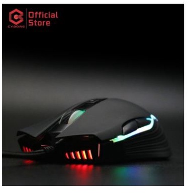 Mouse gaming cyborg wired usb 2.0 optical 4000dpi 60ips 20g 6d 1Khz rgb macro traga f2 f-2