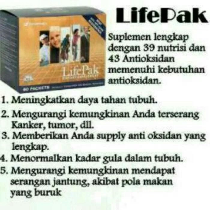 DISKON -  Suplemen-life-Pak-Antioksidan tinggi 30 sachet