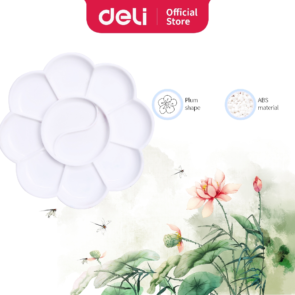 

Deli Palet Cat Air / Wadah Cat Air ukuran 13,7cm terdiri dari 10 lubang 9402