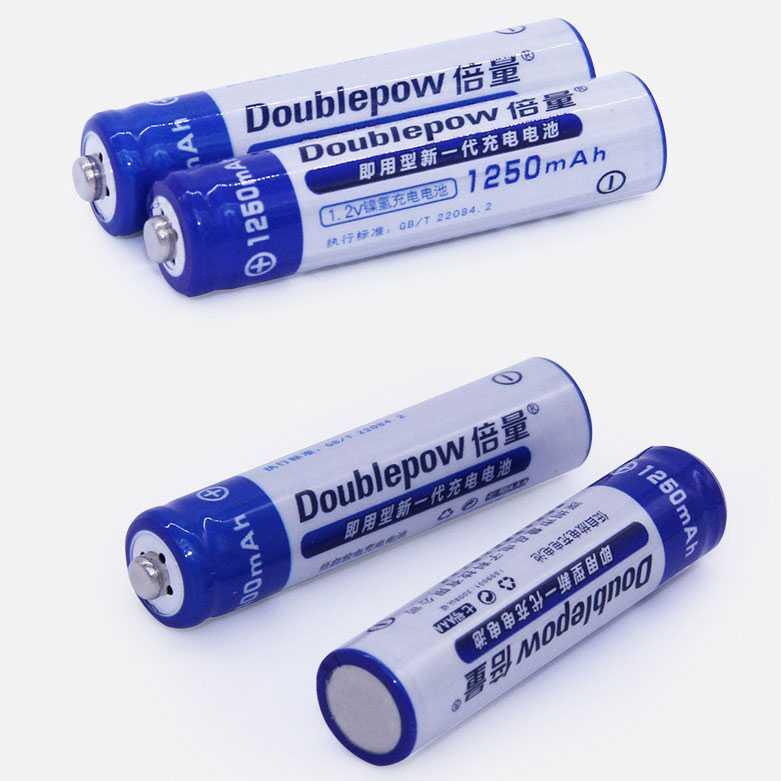 Doublepow Batu Baterai AAA Rechargeable NiMH 1250mAh 2 PCS Baterai Tamiya Usb Mobil Remote Batre 18650 Baterai Aa Baterai Aaa Baterai Aa Rechargeable Baterai Cas Cas Charger Baterai Baterai 18650 Baterai 18560 Batrai 18650 Abc Batrai Cas Vrk Baterai Aa