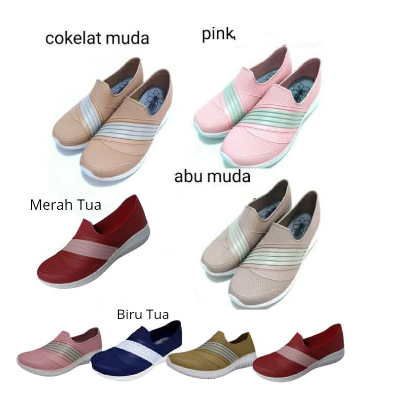 Sepatu slipon wanita Karet ATT SWL sepatu karet ATT PSL 472