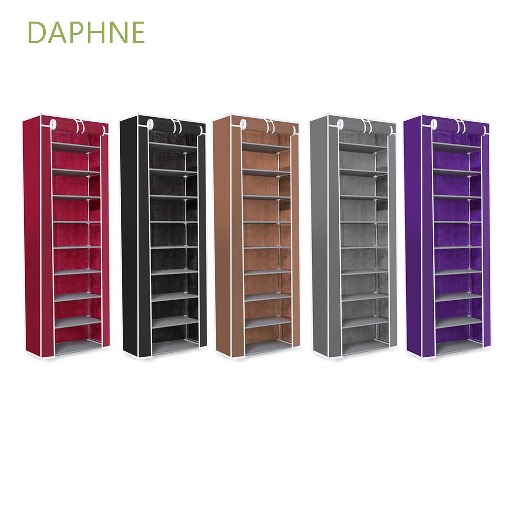 Daphne Household 10 Tier Storage Cabinet Non Woven Fabric Space Saving Shoe Rack Shopee Indonesia