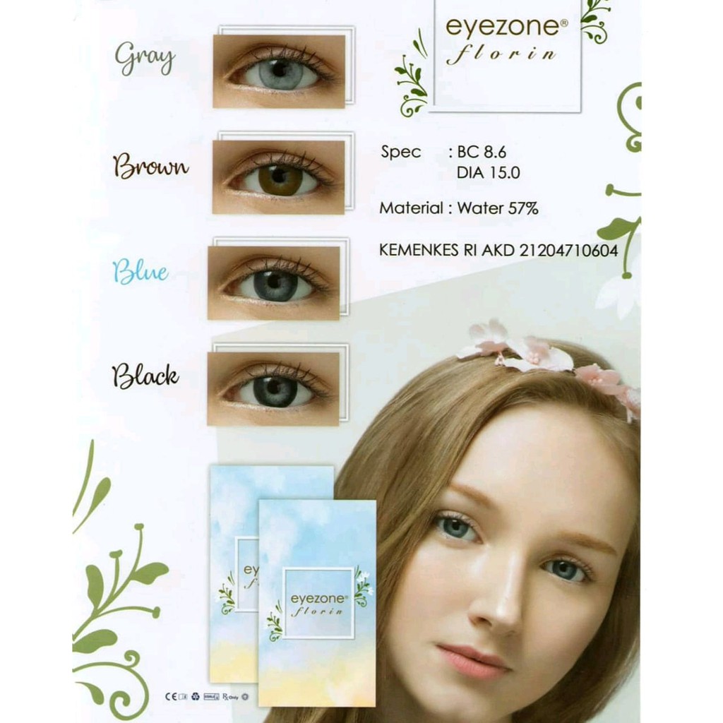 SOFTLENS EYEZONE FLORIN (NORMAL) 14.5MM