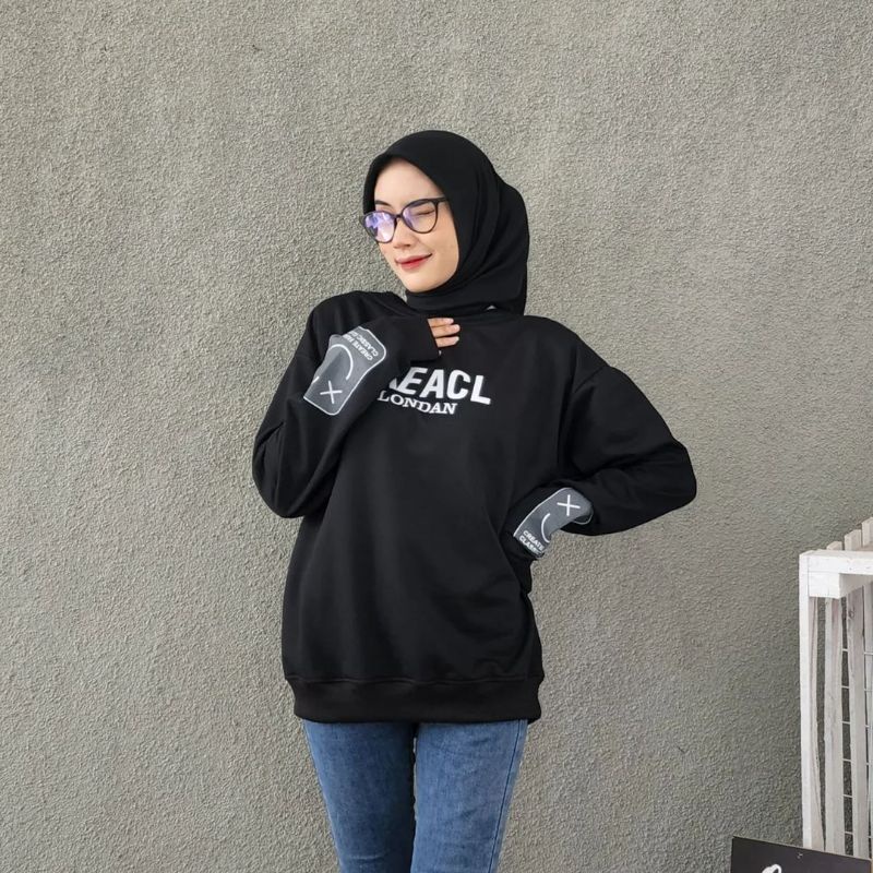 Sweater crewneck Oversize PAEACL FJ Switer Flecee