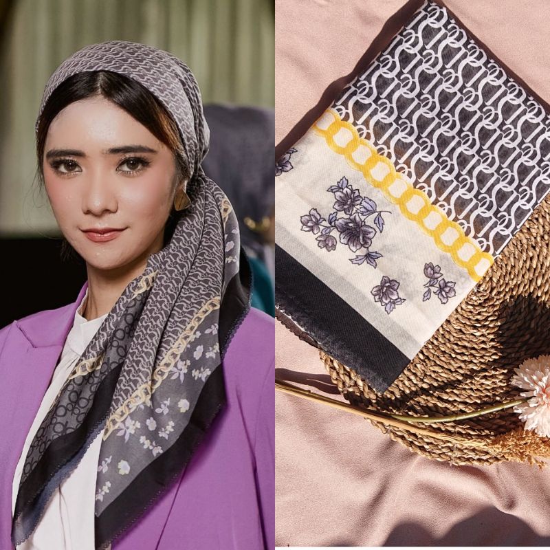 HIJAB VOAL MOTIF TERBARU/MOTIF DENAY 497/HIJAB VOAL MOTIF SEGI EMPAT/HIJAB SEGI EMPAT VOAL MOTIF TERBARU