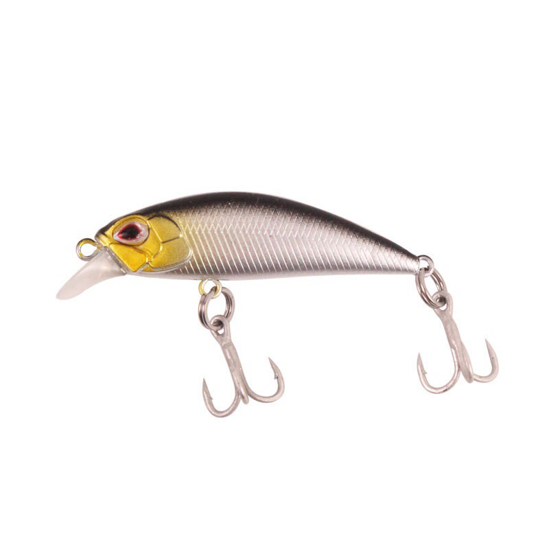 Shengyao 1Pcs New Sinking Minnow Umpan Pancing 5cm 3g Swimbait Fishing Lure Ikan Bass Wobbler Mini 3X Strength Hook Kail Memancing Tackle