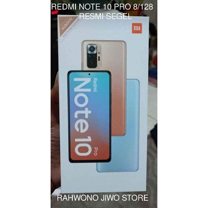REDMI NOTE 10 PRO 8/128 SEGEL RESMI