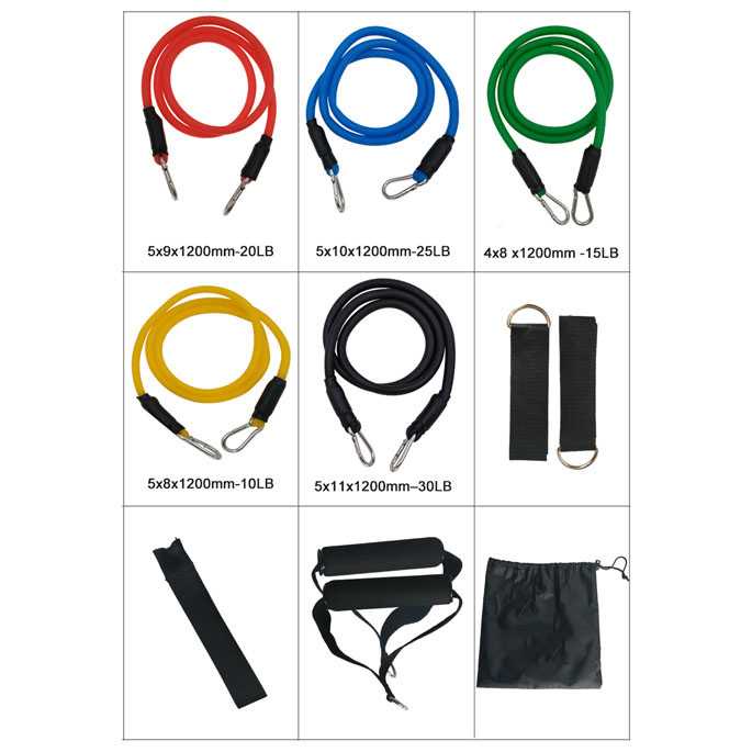 Set Tali Stretching Resistance Band 11 PCS/set / Tali Peregangan Tubuh /Alat Yoga Rumahan /Alat Tali Senam Yoga Portable / Tali Yoga Fitness Latex Panjang / Tali Stretching Fitness Pilates Pria Wanita Senam Yoga / Tali Senam Karet Elastis Murah Original