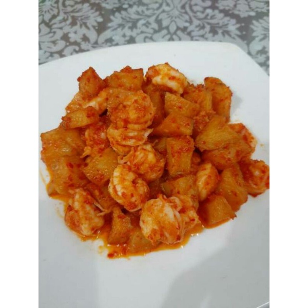 

SAMBEL GORENG KENTANG UDANG UNTUK PORSI 5 ORANG // SAMBAL GORENG KENTANG CAMPUR UDANG.