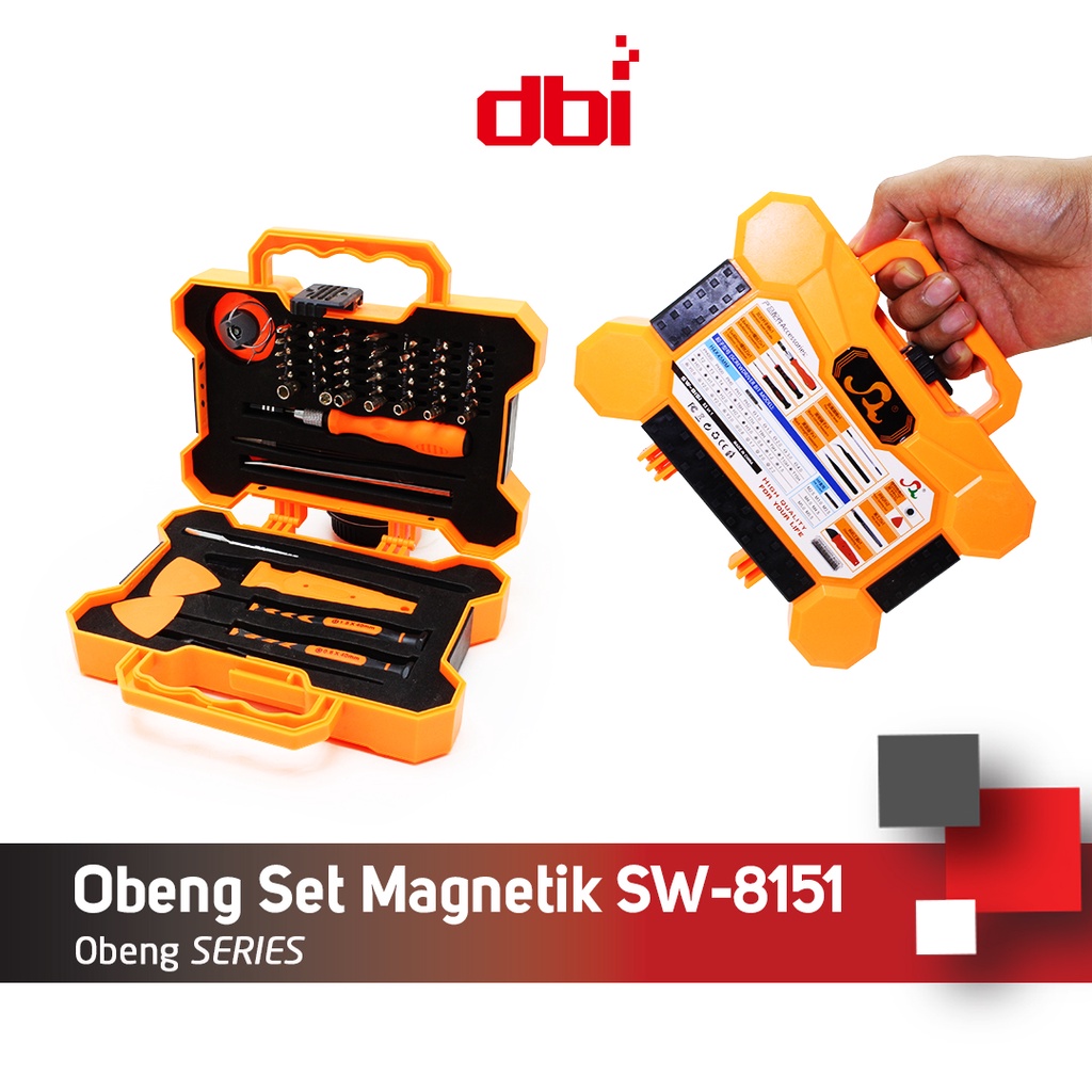 Obeng Set Magnetik SW-8151