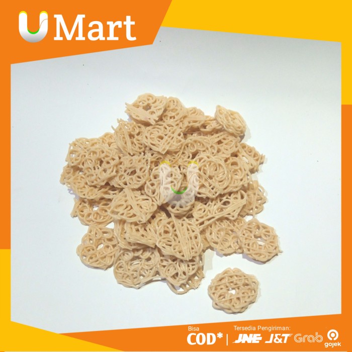 

U Mart - Kerupuk Mie Putih Kecil 250 gram Krupuk Ikan Tenggiri