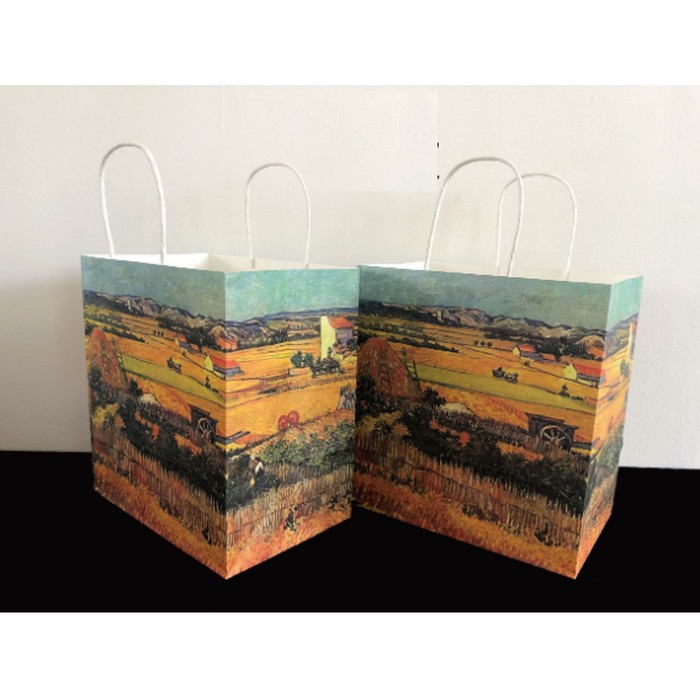 

JGO Paper Bag Kantong Motif Lukisan Pemandangan Gift Box