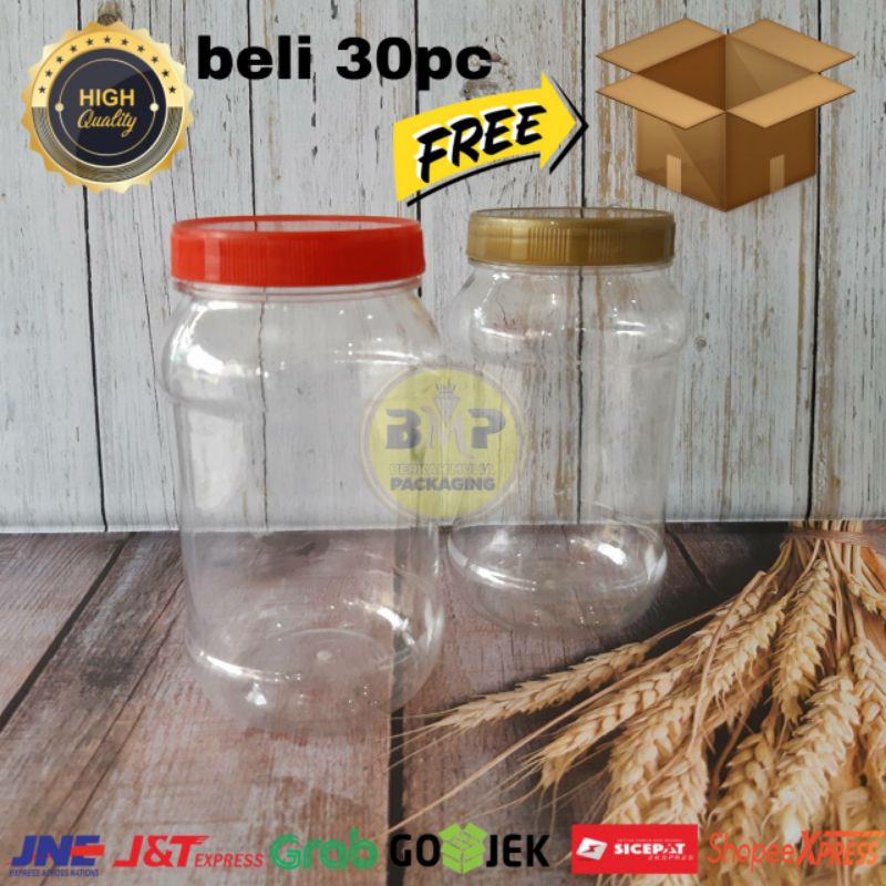 toples plastik 500ml / Toples 500ml Toples Bawang goreng 200gram