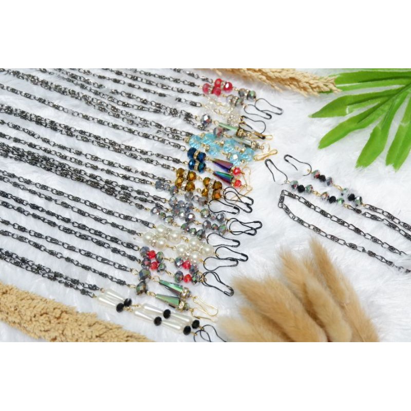 KONEKTOR MASKER KALUNG MASKER MUTIARA RANTAI