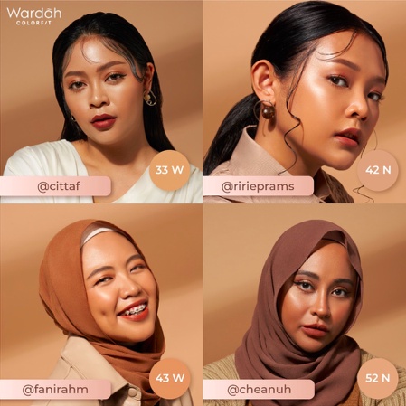 Wardah Colorfit Perfect Glow Cushion SPF 33 PA++ 15gr |  Bedak