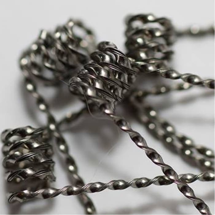 FLAT TWISTED COIL REBUILDLE COIL