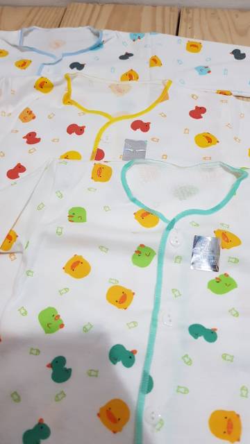(3Pcs) Baju Bayi SNI Kemeja Tangan Pendek Newborn 0-3 Bulan Shankusen BAJU SHANKUSEN TANGAN PENDEK-3