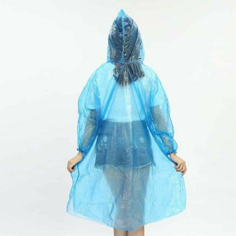 MH80JAS HUJAN PLASTIK/JAS HUJAN SEKALI PAKAI/JAS HUJAN DISPOSABLE PLASTIK/JAS HUJAN RAIN COAT