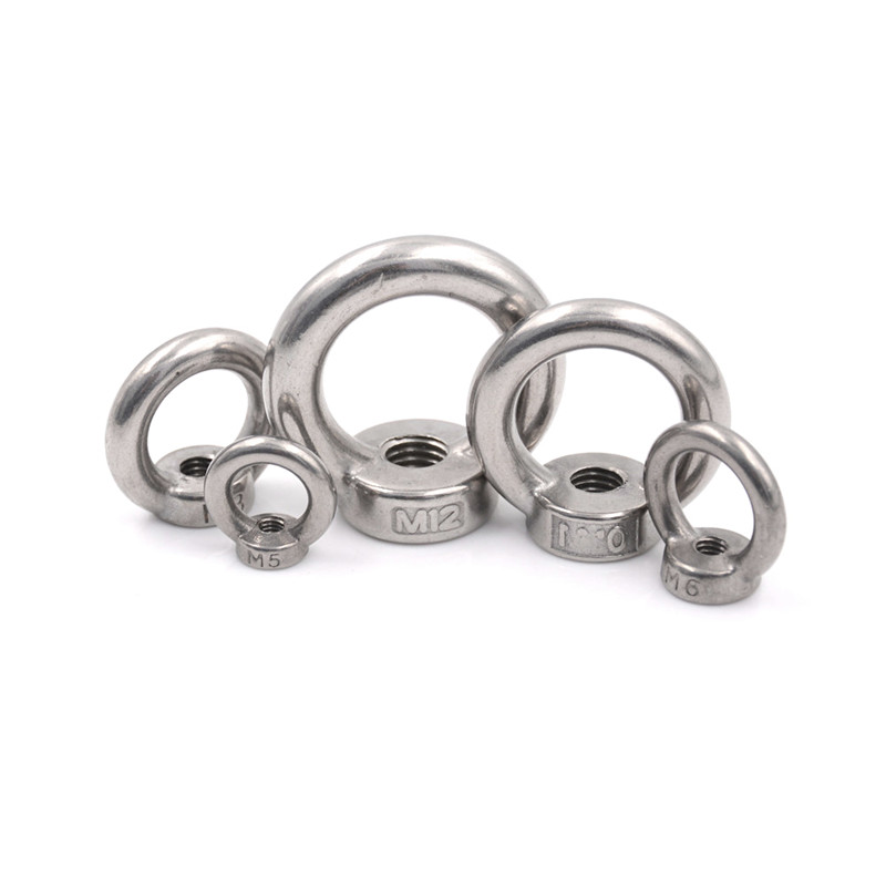 M5/M6/M8/M10/M12 304 Stainless Steel Lifting Eye Nut Ring Shape Nuts