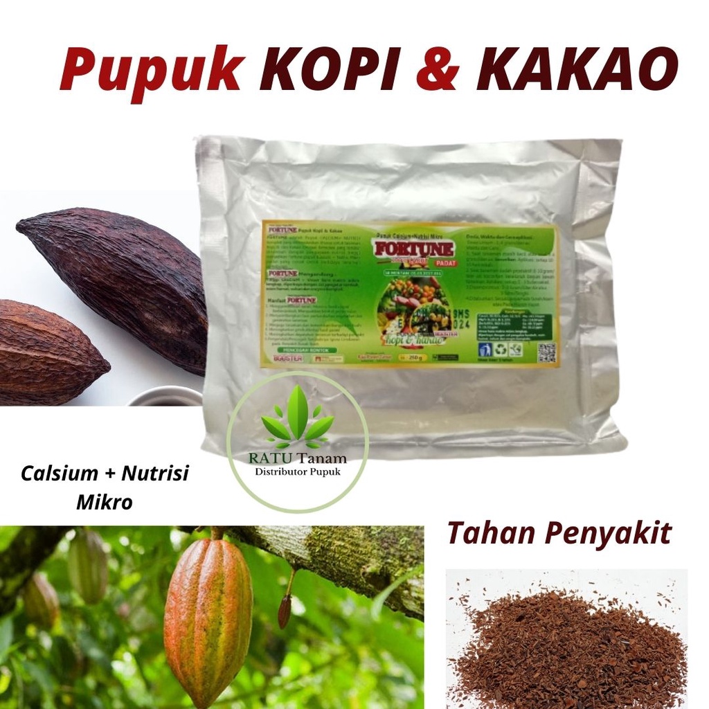 Pupuk Booster Kopi Pupuk Boster Kakao Organik, Pupuk Penyubur Pohon Coklat Tahan Penyakit
