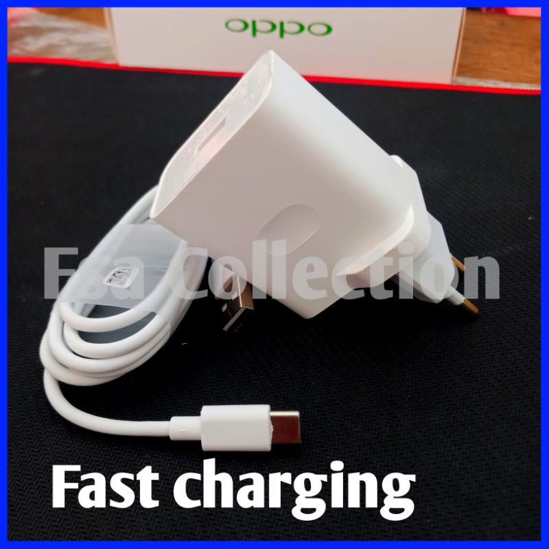 Charger OPPO Fast Charging A33/A33/A52/A92/RENO 4 Charger OPPO VOOC Type-C 18W