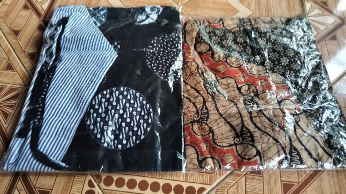 Tey-17 Batik Wanita Asj Sa Hrb026 Kenongo Kemeja Tosca Pendek